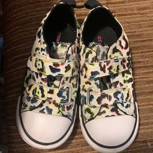 Rainbow Leopard Converse